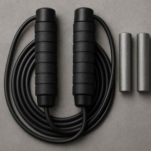 26 Weighted Jump Rope for Strength Training and Fat Burning Heavy Skipping Rope with Removable Weights for High Intensity Home Workouts