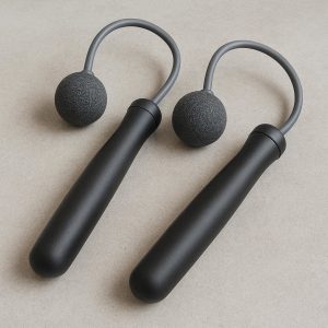 27 Cordless Jump Rope with Weighted Balls for Small Space Workouts Indoor Skipping Rope for Home Fitness and Cardio Training Without Noise